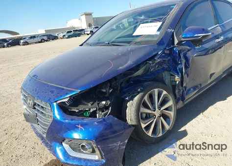 2018 Hyundai Accent Limited z USA, uszkodzony, nr VIN 3KPC34A33JE018604